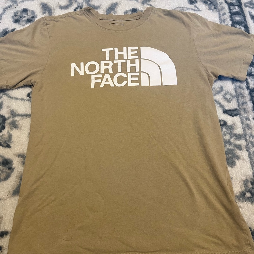 The North Face Tan Short Sleeve Tee Casual Comfort